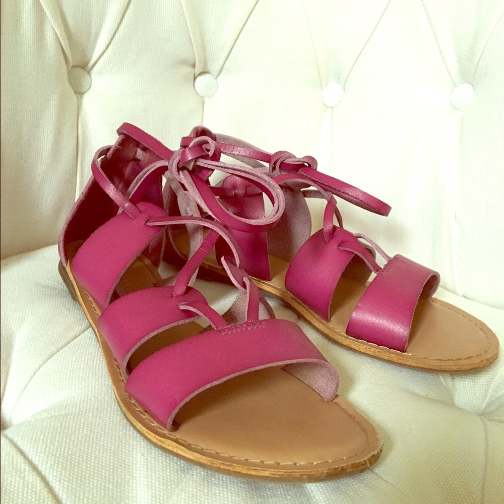 Old Navy Fuchsia Gladiator Sandals