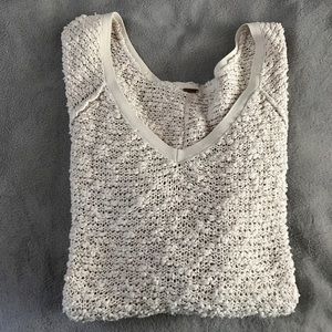 Free People Cream Sweater
