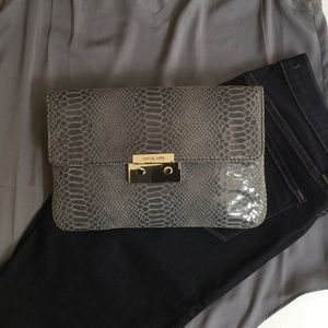 Michael Kors leather clutch