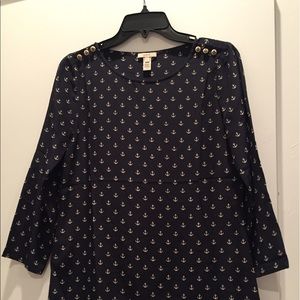 Jcrew Anchor Blouse - a spring and summer staple!