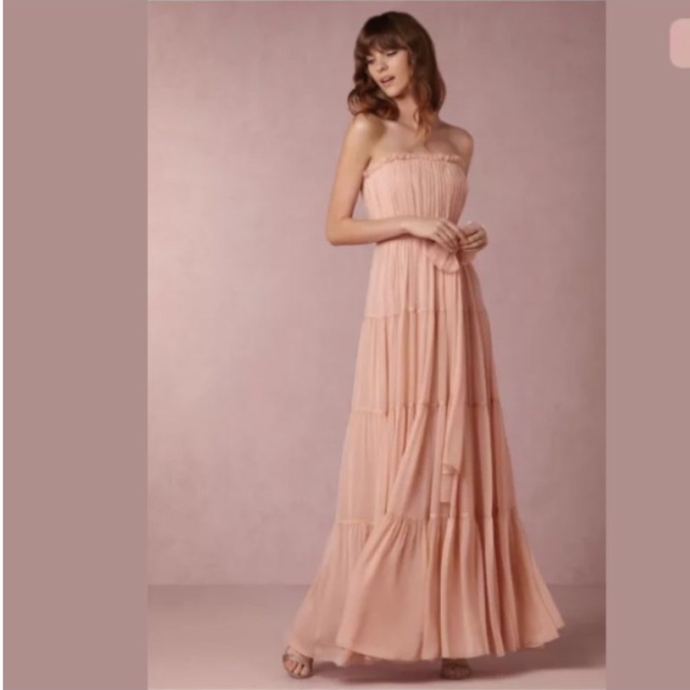 BHLDN Chelsea Dress Rosy Nude