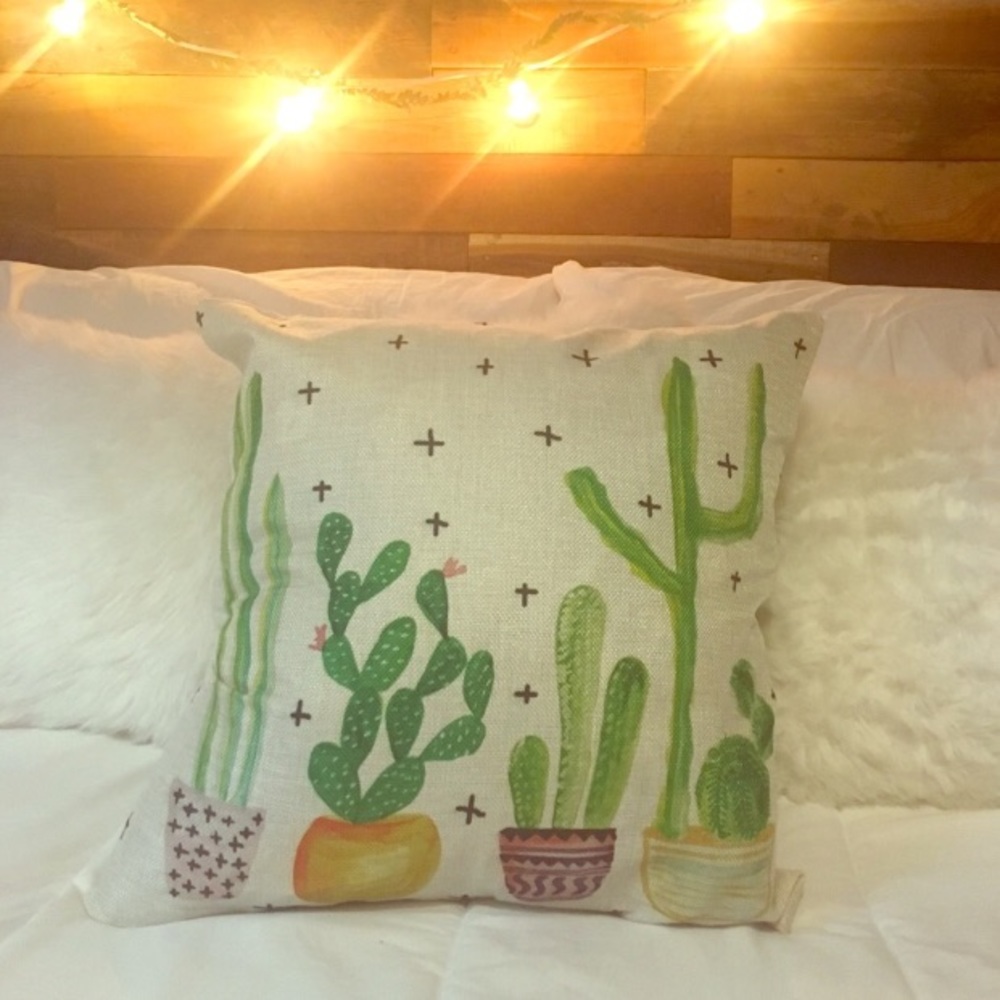 Cactus pillowcase! - Picture 2 of 3
