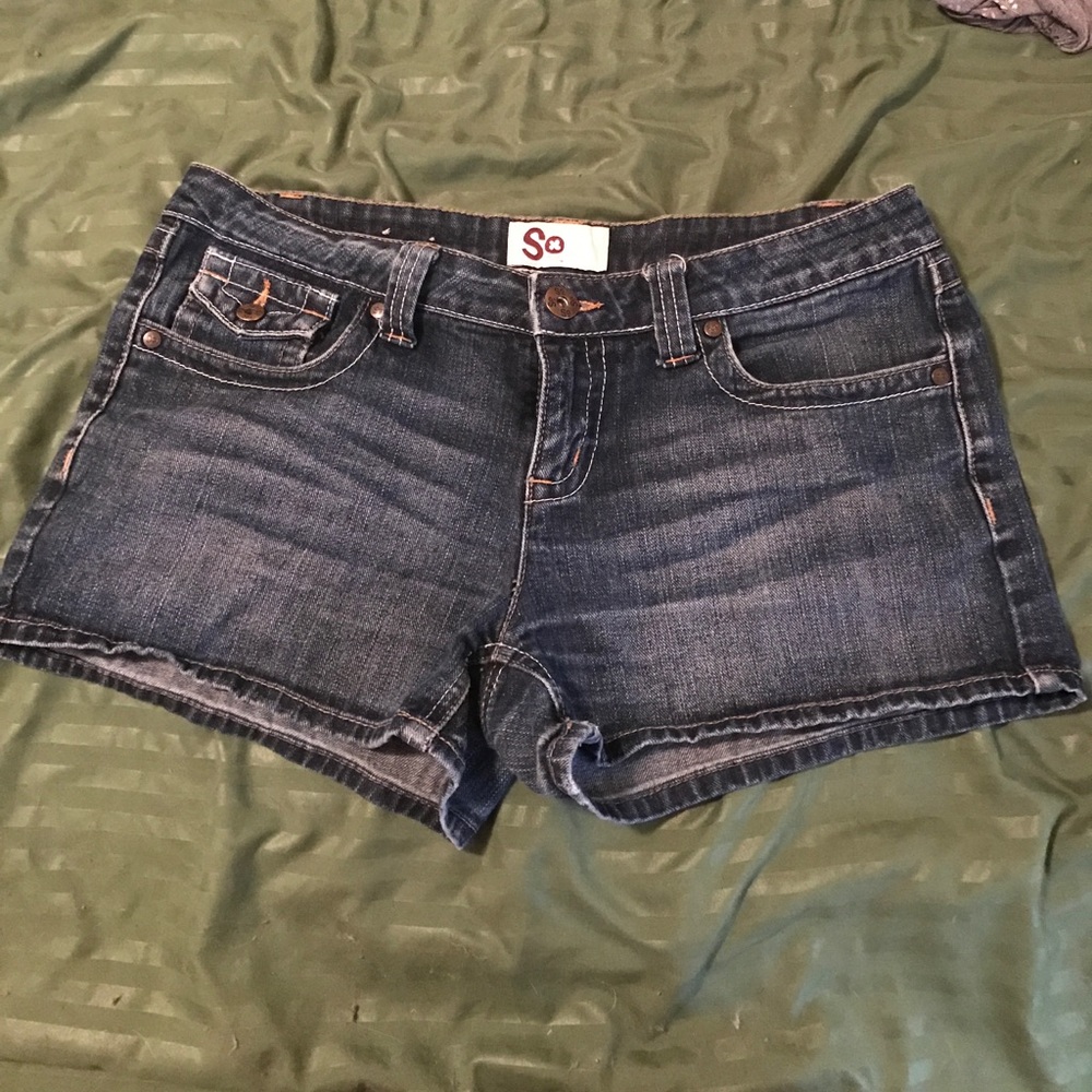 SO denim jean shorts
