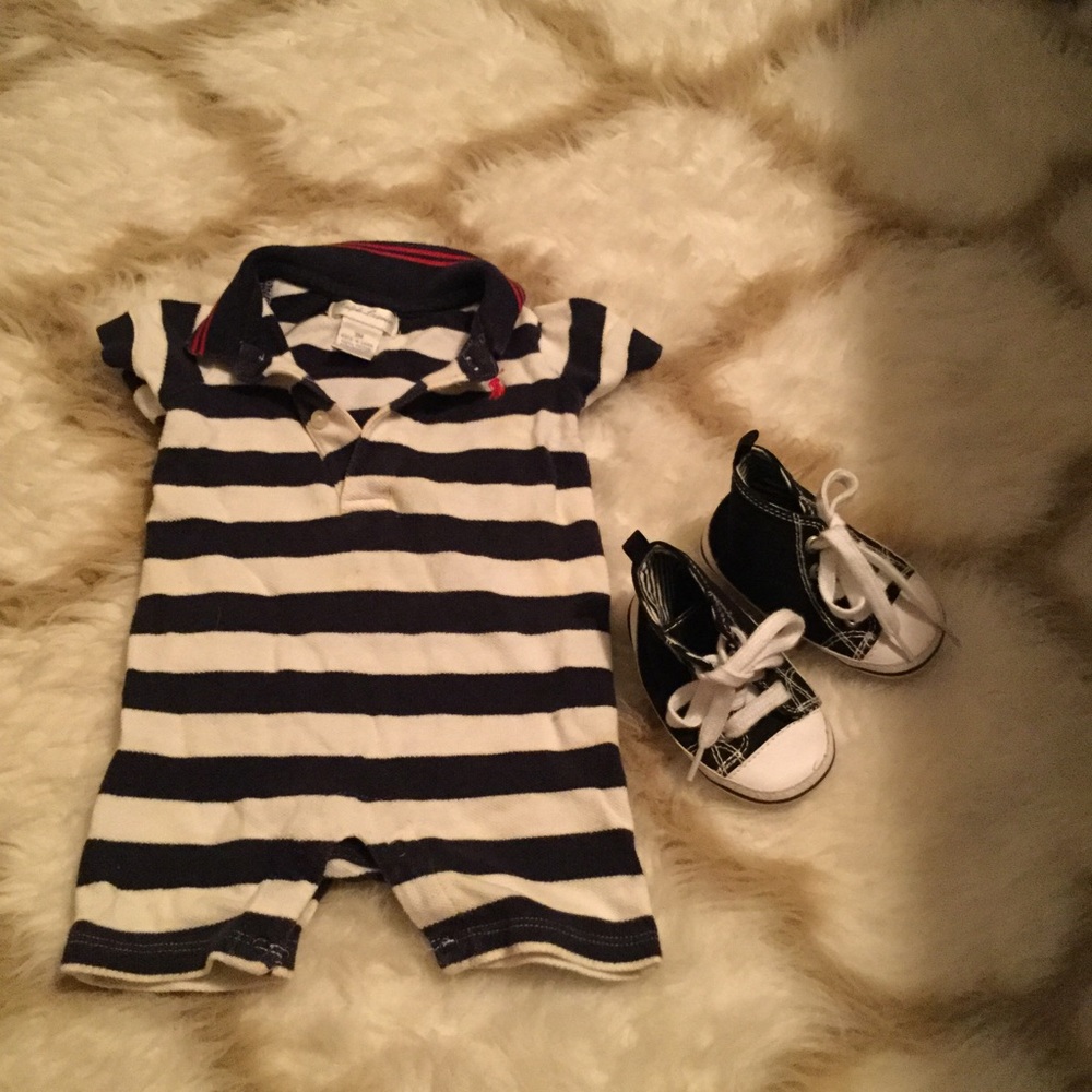 Boy's Polo Short Romper