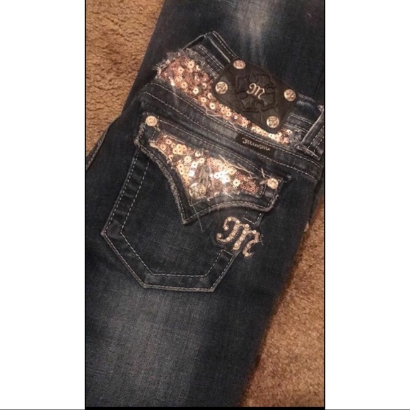 Miss Me Boot Cut Jeans - Picture 1 of 3