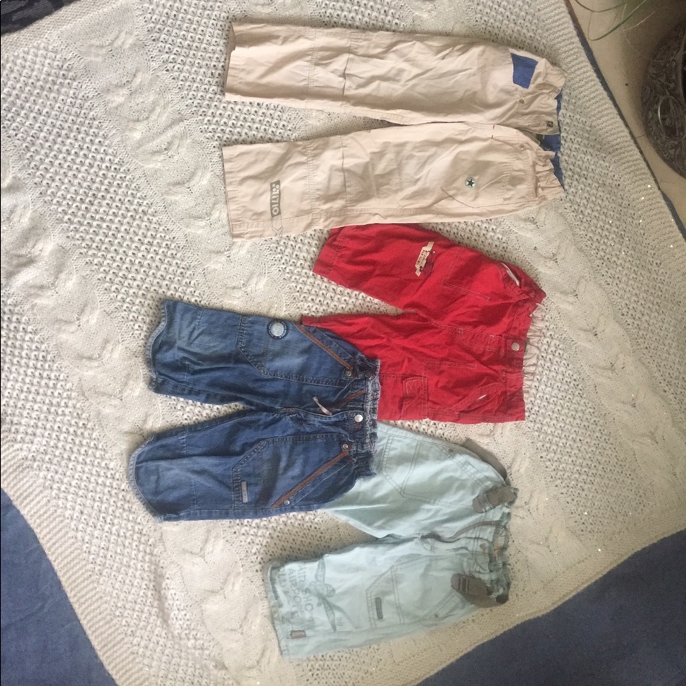 Oilily size 116/6yr 3 bermudas 1 kaki pant