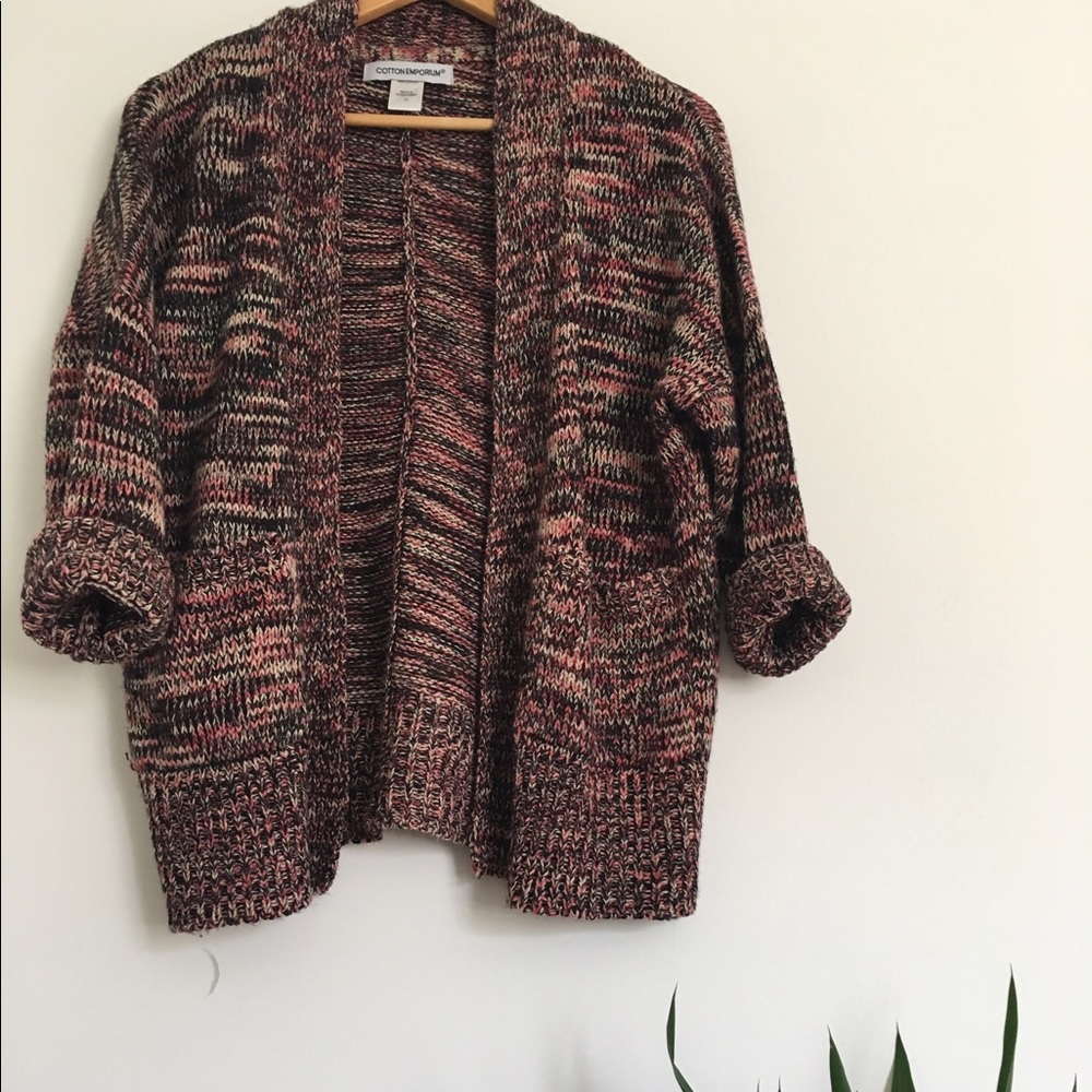 Multi colored cardigan