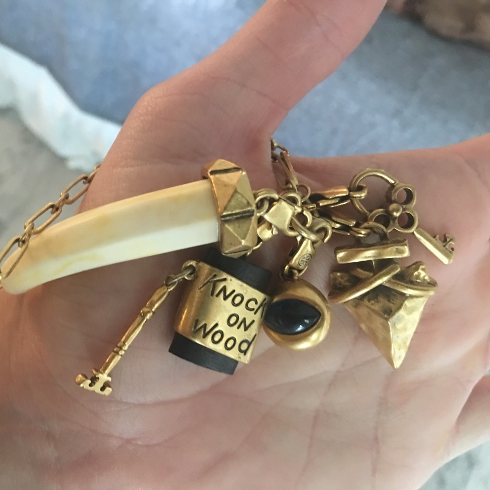 Tory Burch Lucky Superstitious Charms Necklace