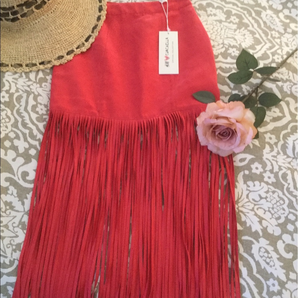 Coachella Skirt with Fringe