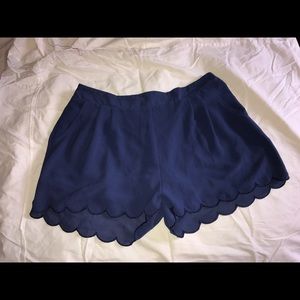 Comfortable and stylish navy blue shorts