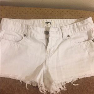 Victoria's Secret PINK white shorts