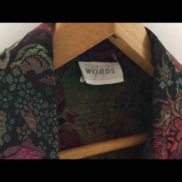 Short Jacket Blazer Small Ladies Floral Lightweigh - Picture 5 of 7