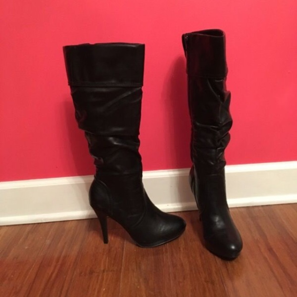 Black boots