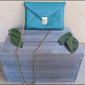 FOREVE 21 Sea Green Bag AND Convertible Clutch