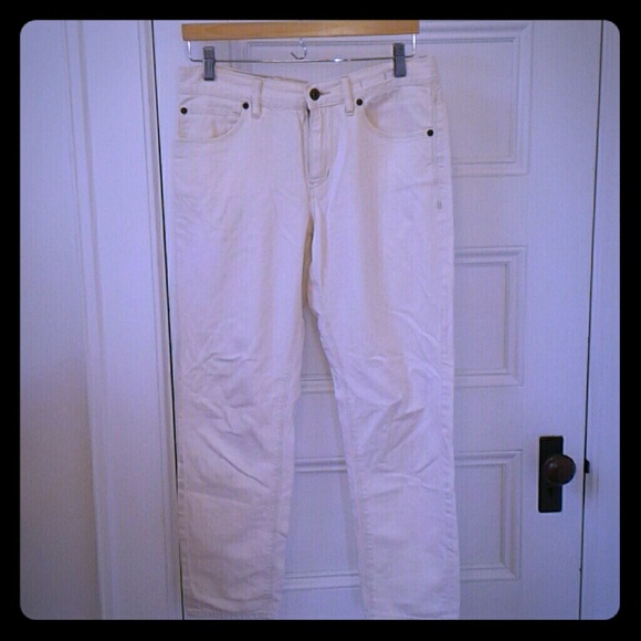 Madewell Pants - GUC Madewell Boyjean in natural size 30 altered