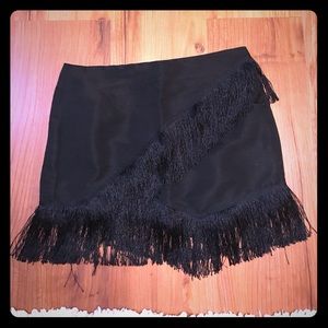 🌹Kendall & Kylie fringe skirt, small 🌹