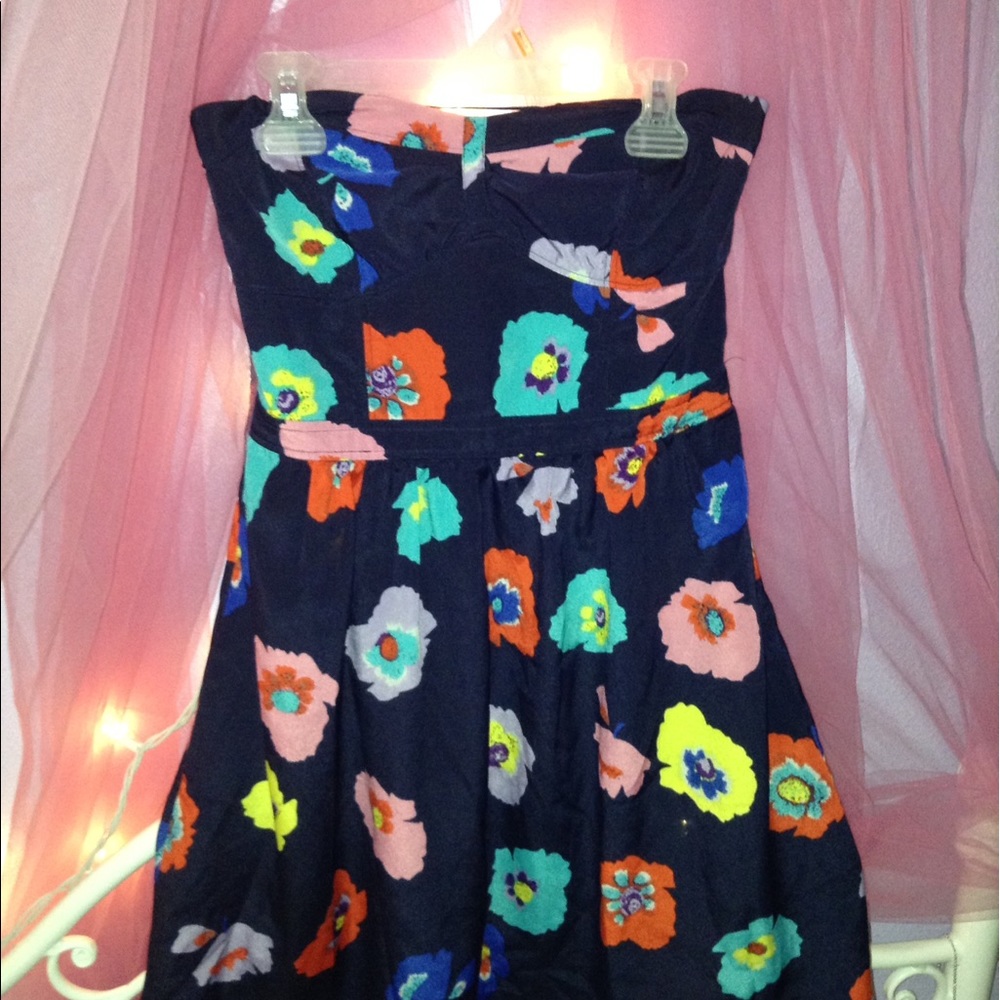Floral Navy Dress