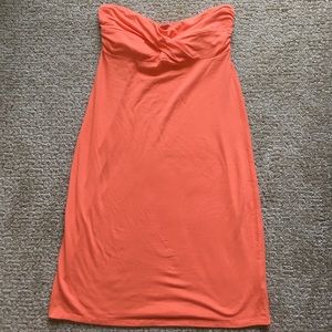 Orange VS bra top dress
