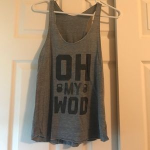 Grey Racerback Crossfit Tank