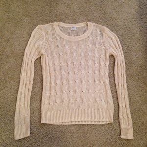 Cream sweater