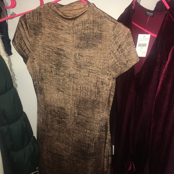 Cooper toned/Black Mini Dress - Picture 1 of 2