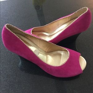 Lilly Pulitzer Wedge Peep Toe