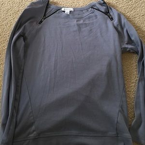 Kenneth Cole long sleeve w zippers.
