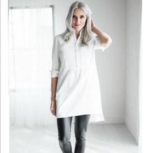 Ivory tunic