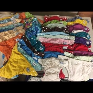 Huge Fuzzibunz Cloth Diaper Lot