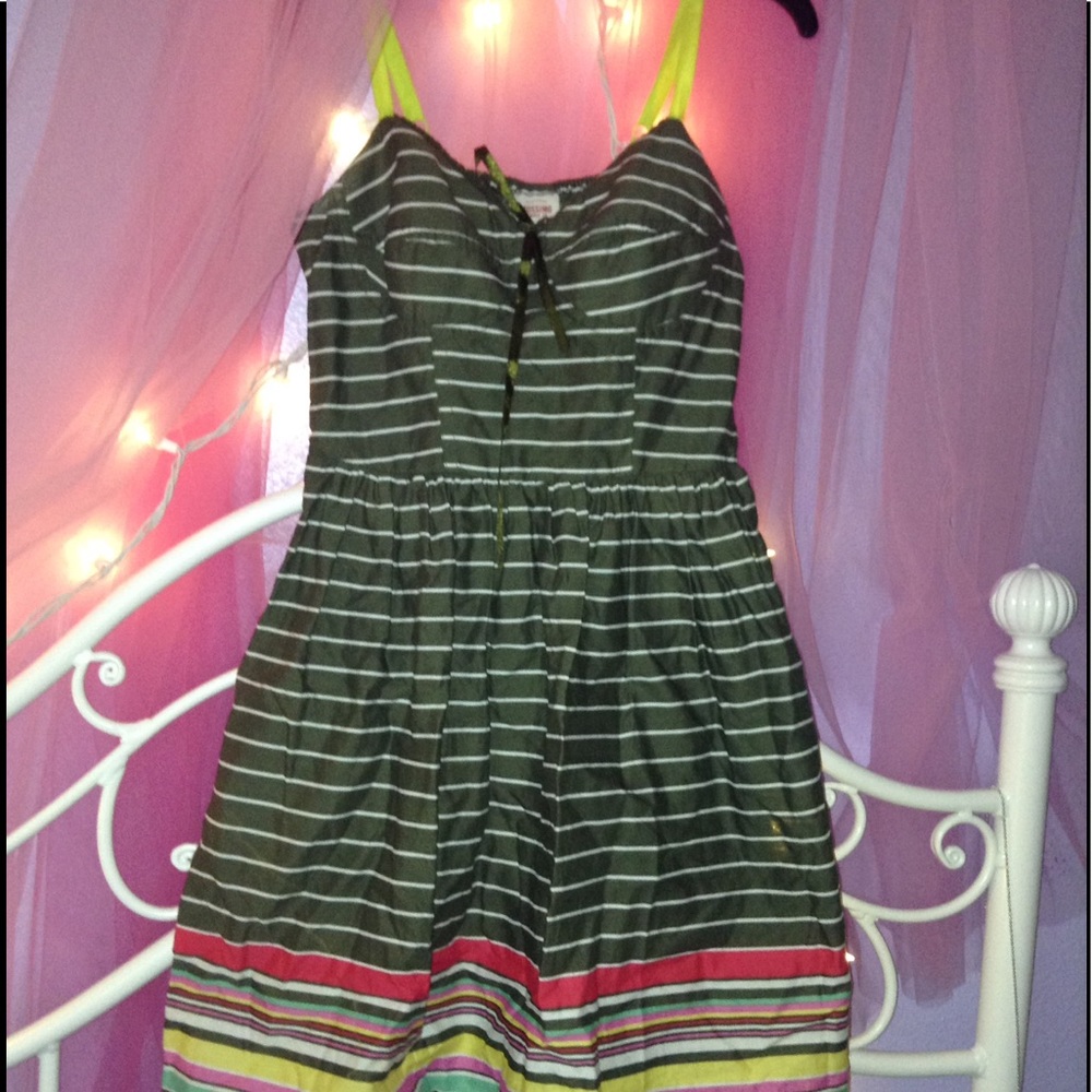 Olive Green Sun Dress