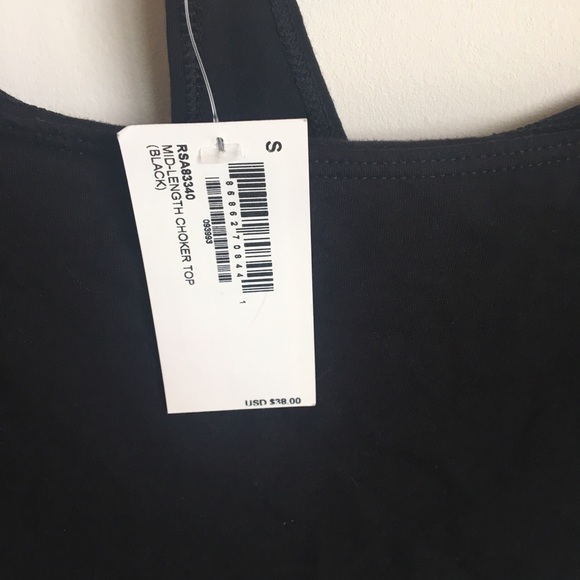 NWT Black Choker Top - Picture 4 of 4