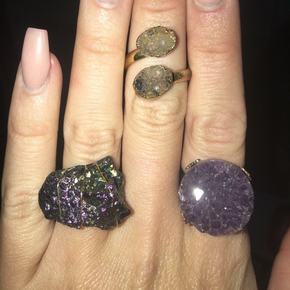AWESOME STONE RING BUNDLE