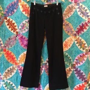 Elevenses for Anthropologie: Black sailor pants