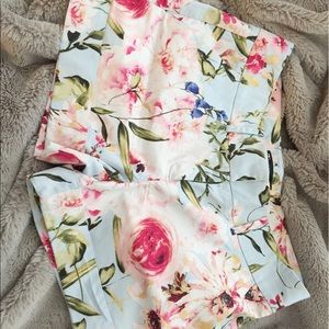 Floral New York and Company Shorts