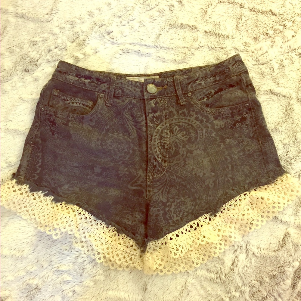 Free People High Waisted Shorts