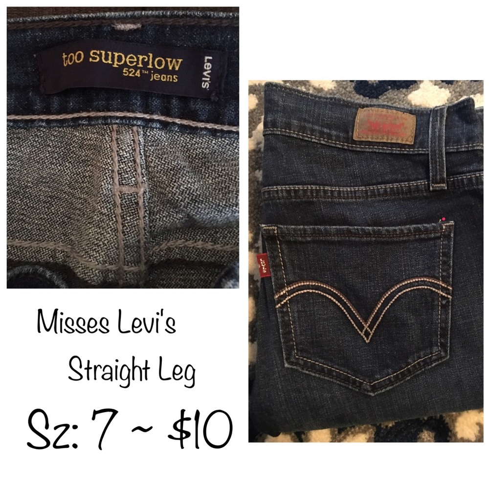 Misses Levi Jeans - Straight Leg