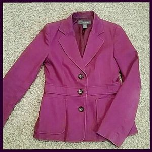 3 for $20. Eggplant Purple long classic fit blazer