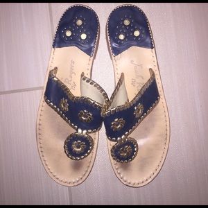 Blue & Gold Jack Rogers