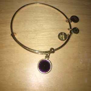 Gold Alex and Ani bracelet, excellent condition!