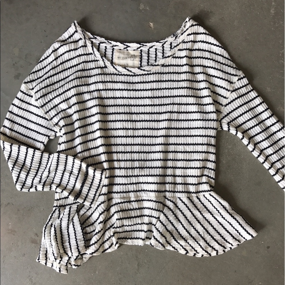 Free People Stripe Top