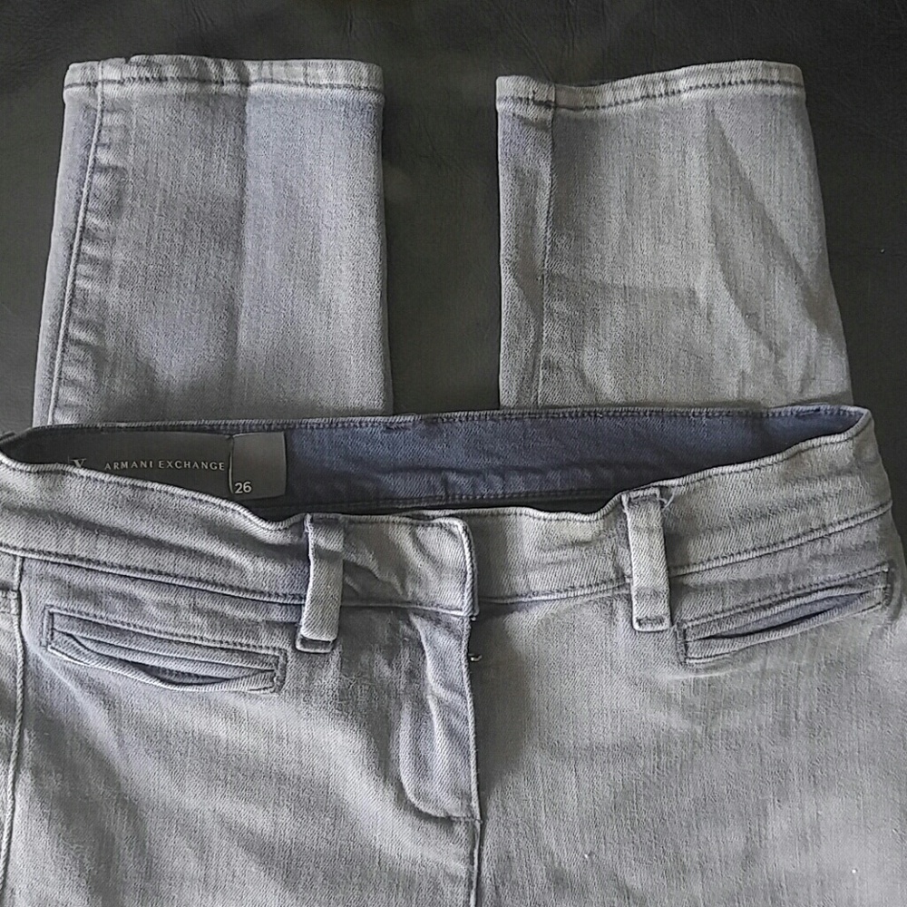 Armani Exchange Cropped Skinny Jeans