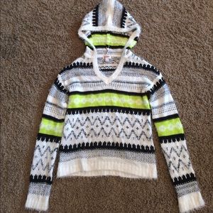 Fuzzy Hooded Arizona Sweater