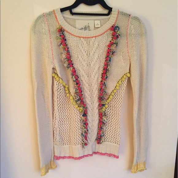 South Moon Under Cream Knit Sweater - Picture 1 of 1