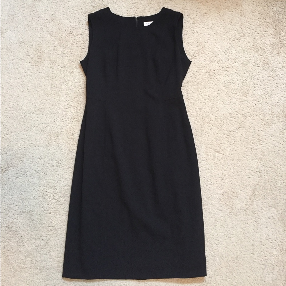 Calvin Klein, Classic Black Sheath Dress