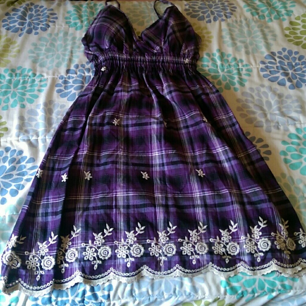 Purple summer dress