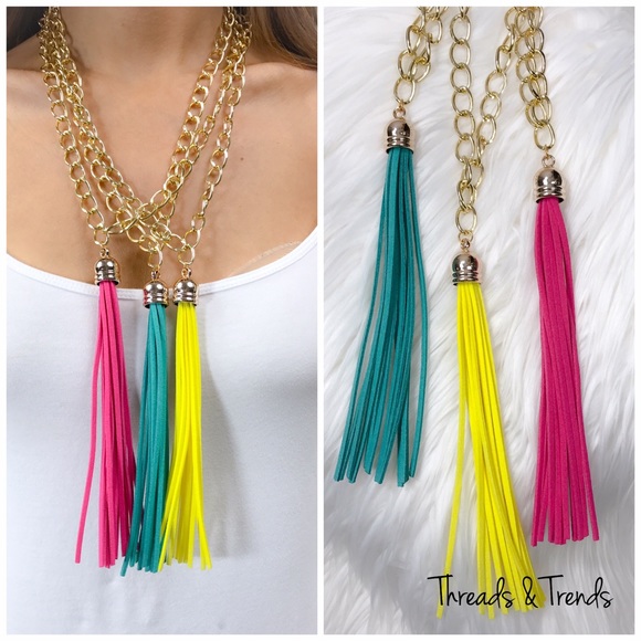 Jewelry - Colorful Tassel Necklace