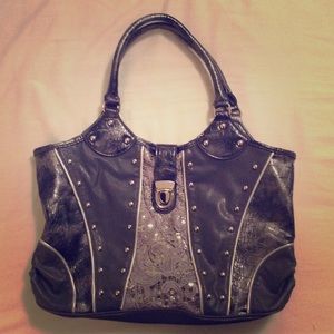 Grey handbag