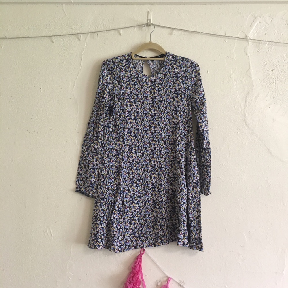 Zara Floral mini dress