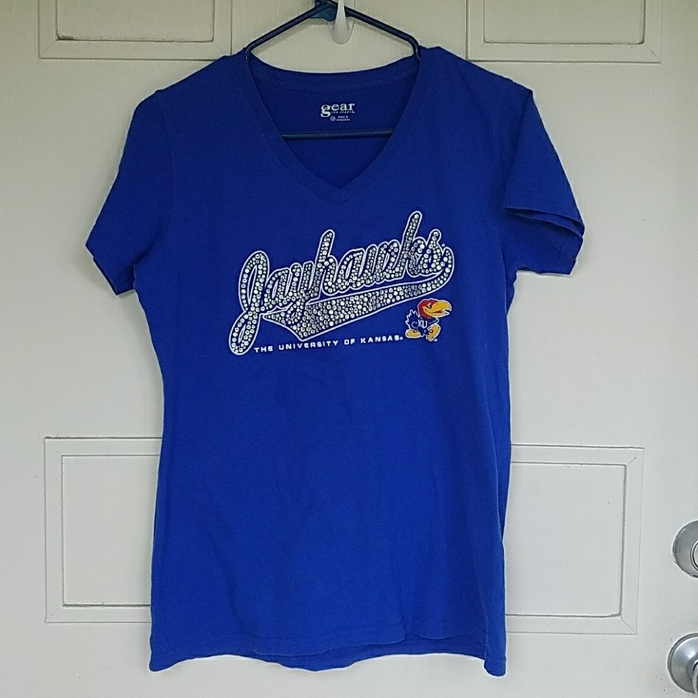 Rock chalk jayhawk t shirt.