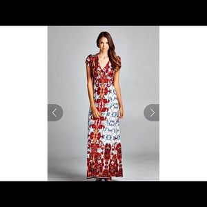 Aloha dress in red